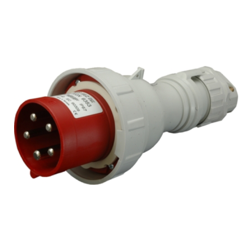 Вилка силова 63A 400V SEZ IP67 3P+N+PE (IVGN 6353)