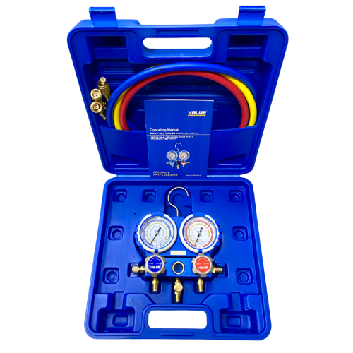 Манометрический коллектор двухвентильный Value VMG-2-R410A-B 