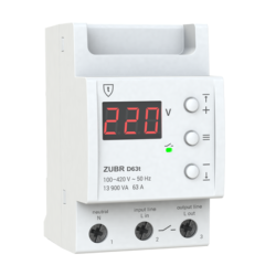Реле напряжения ZUBR D63t