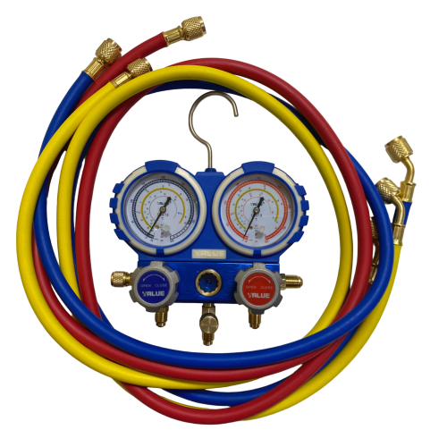 Манометрический коллектор двухвентильный Value VMG-2-R32-B  